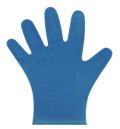 ポリエチレン手袋ブルー