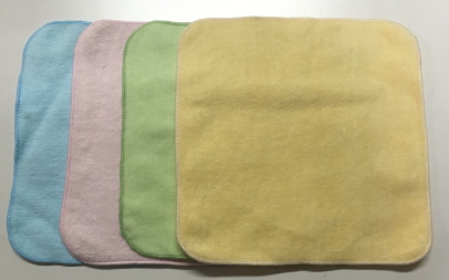 シャーリングミニハンカチ　印刷や刺繍に最適